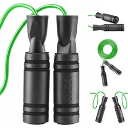 Švihadlo s protiskluzovými rukojeťmi BASIC zelené