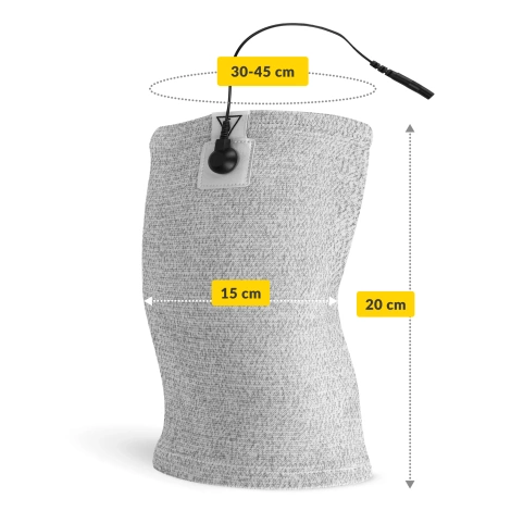 Vodivá páska pro elektrostimulaci kolena