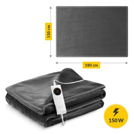 Elektrická vyhřívací deka 180 × 130 cm