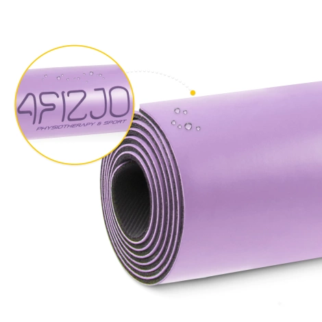 Kaučuková podložka na jógu YOGA MAT 4 mm