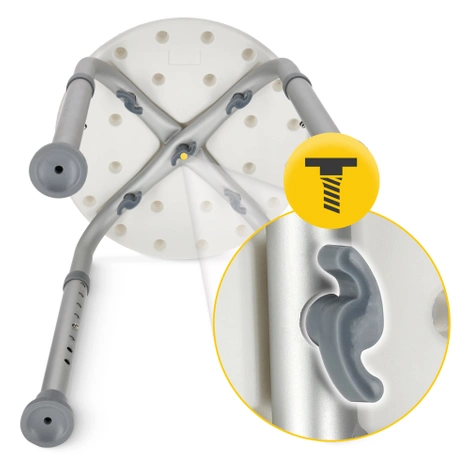 Kulatá stolička do sprchy