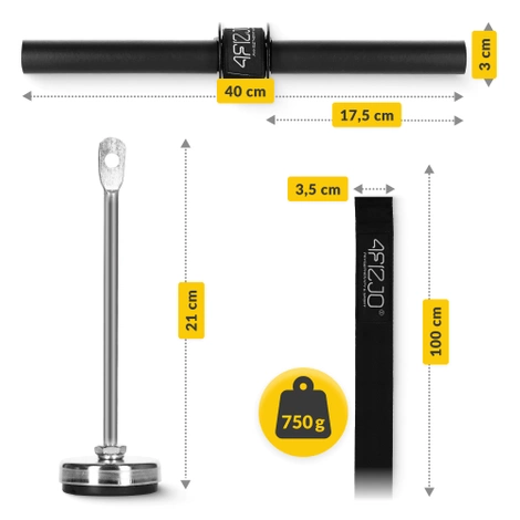 Posilovací hrazda na cvičení předloktí Wrist Roller