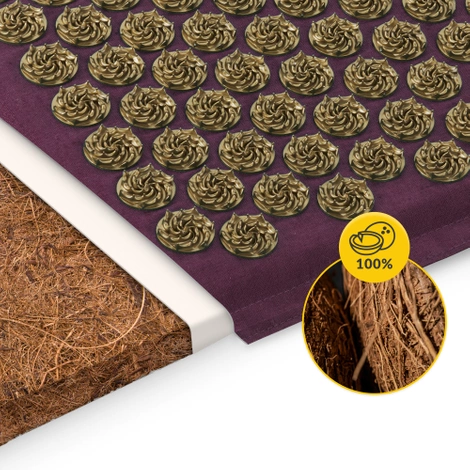 ECO akupresurní podložka s pohankovými slupkami a kokosem