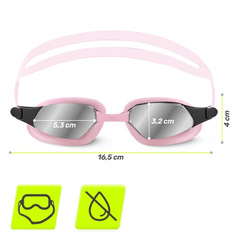 Plavecké brýle TSUNAMI růžové