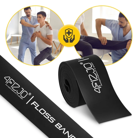 Rehabilitační páska FLOSS BAND 1 mm černá