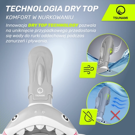 Potápěčská maska pro děti SHARK TSUNAMI