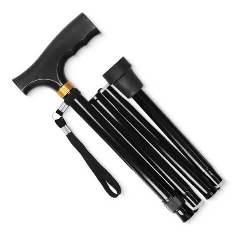 Duralová hůl s dřevěnou rukojetí