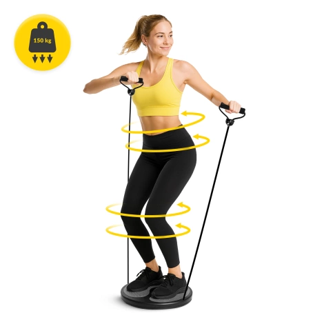 Rotační disk s lany MINI šedý