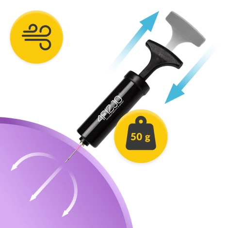 Míč na pilates 22 cm fialový