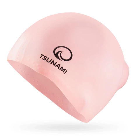 Plavecká čepice unisex TSUNAMI růžová