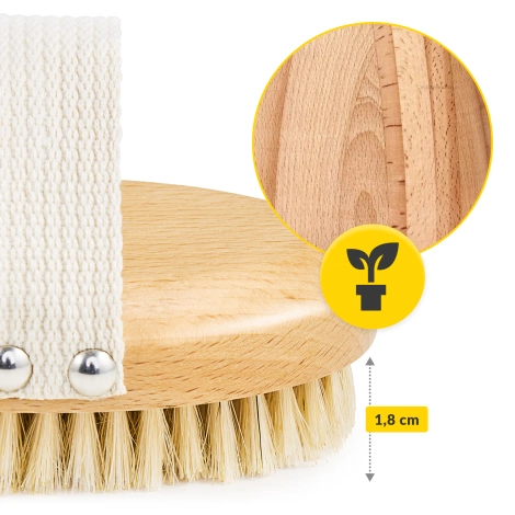 Masážní kartáč na tělo na sucho