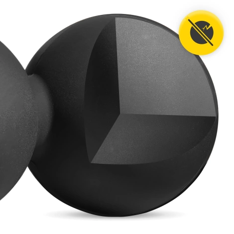 Dvojitý masážní míč DOUBLE BALL černý