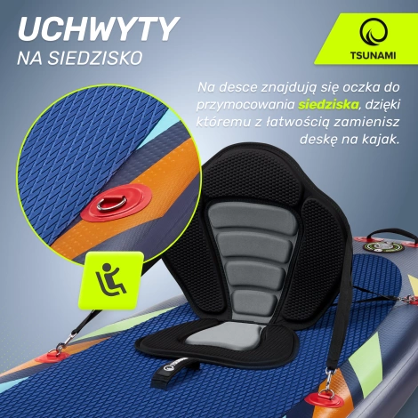 Nafukovací paddleboard SUP TSUNAMI 320cm T08 vícebarevný