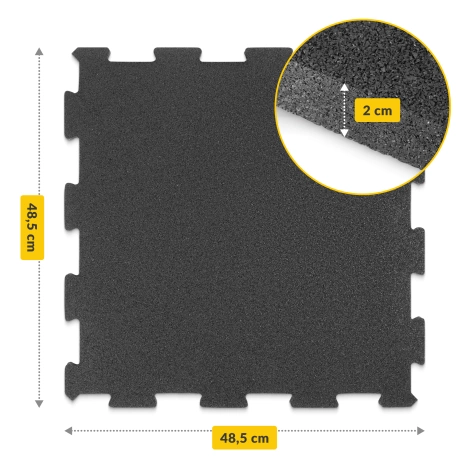 Podložky pod posilovací stroje 48,5 × 48,5 × 2 cm