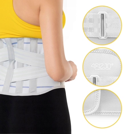 Bederní pás S světle šedý