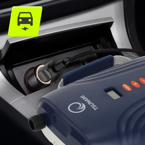 Elektrická pumpa na paddleboard do auta SUP TSUNAMI