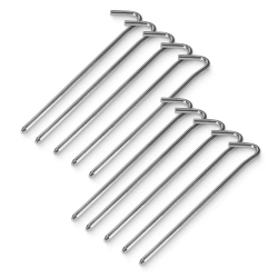 Ocelové stanové kolíky 10 ks.