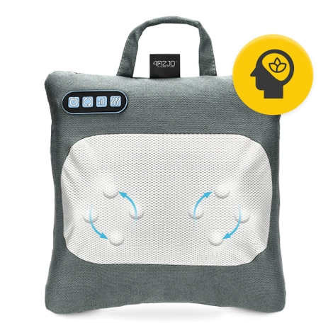 Masážní polštář s vyhříváním LITE šedý