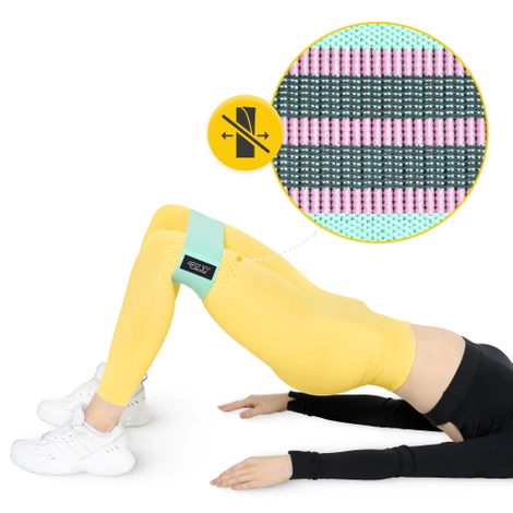 Sada 3 textilních odporových gum HIP BAND