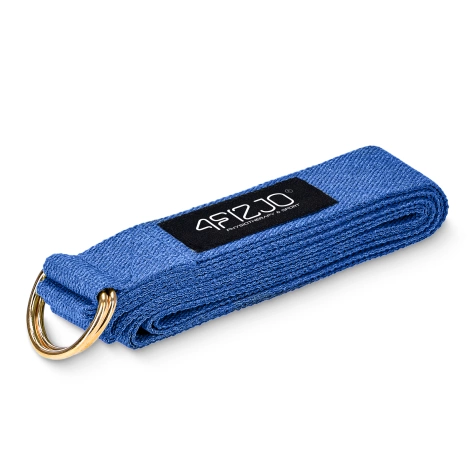 Popruh na jógu tmavě modrý