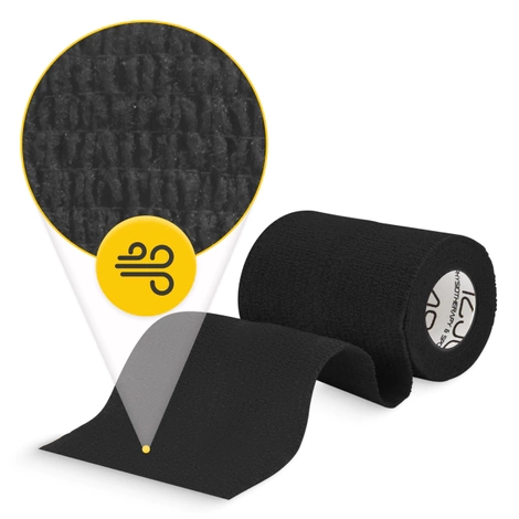 Kohezivní obinadlo 4,5 m × 10 cm černé