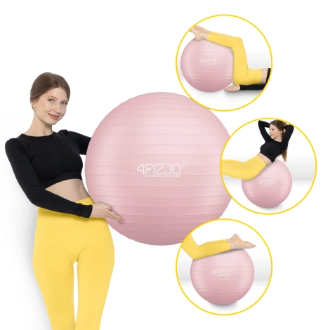 Gymnastický nafukovací míč 85 cm růžový