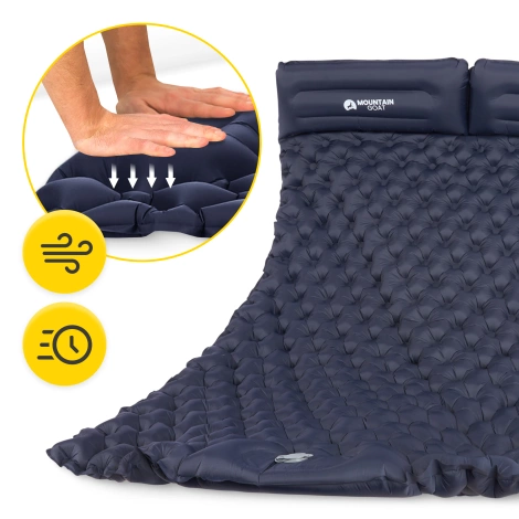 Samonafukovací cestovní matrace pro dva MOUNTAIN GOAT