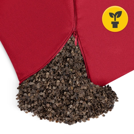 Meditační polštář ZAFU kulatý červený