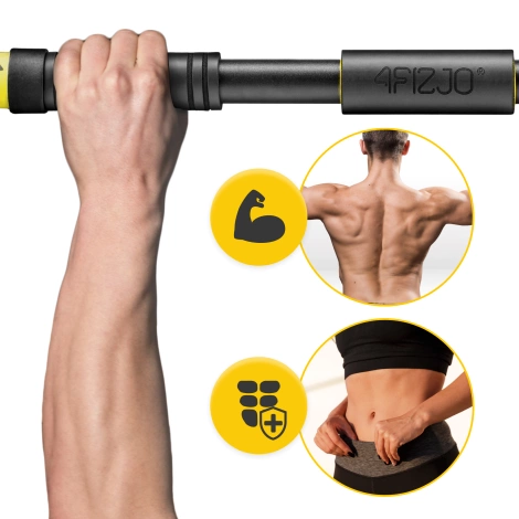 Rozpěrná dveřní hrazda žlutý