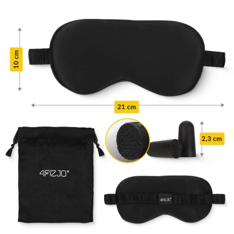 Hedvábná maska na spaní