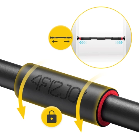 Hrazda do dveří červená