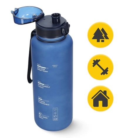 Sportovní láhev na vodu 1L modrá