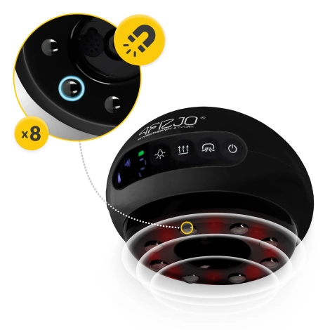 Elektrická masážní baňka černá