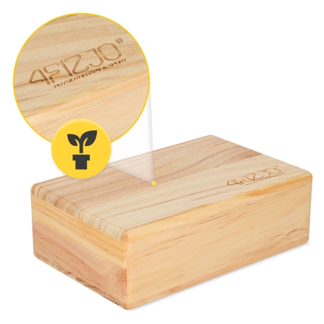 Blok na jógu dřevěný