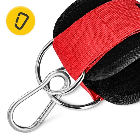 Kotníkové adaptéry 2 ks. červené