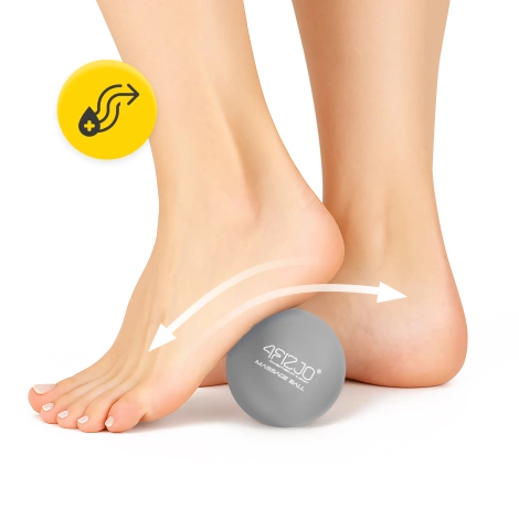 Masážní míček Lacrosse Massage Ball šedý