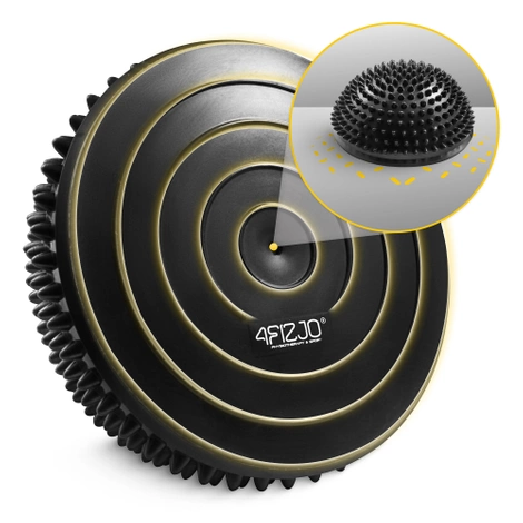 Balanční masážní polokoule 2 ks. černé