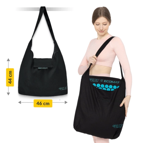 ECO akupresurní podložka s pohankovými slupkami a kokosem modrá