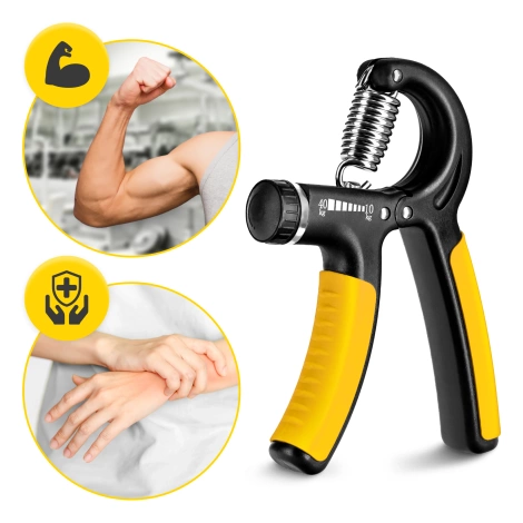 Nastavitelný posilovač zápěstí žlutý