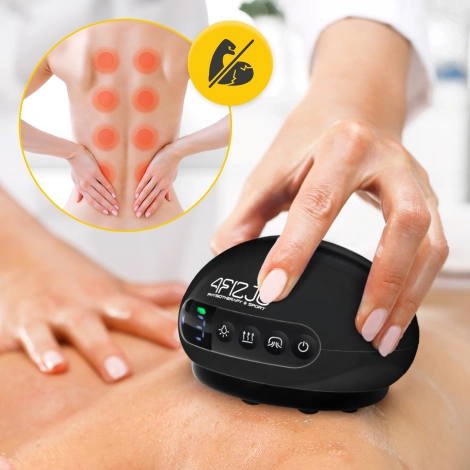 Elektrická masážní baňka černá