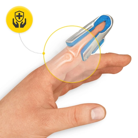 Duralová dlaha pro fixaci prstu MED S