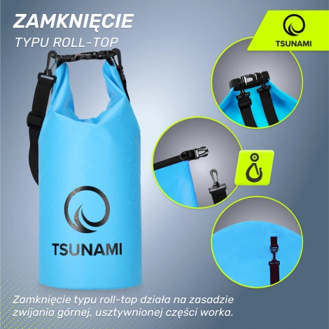 Voděodolný pytlík 10 litrů TSUNAMI