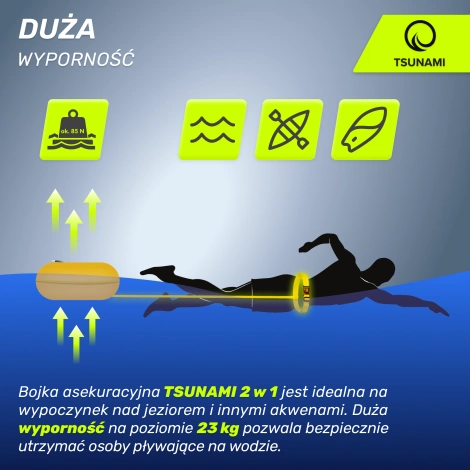 Nafukovací záchranná bójka TSUNAMI