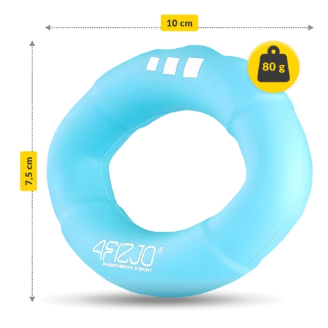 Silikonový posilovač zápěstí modrý