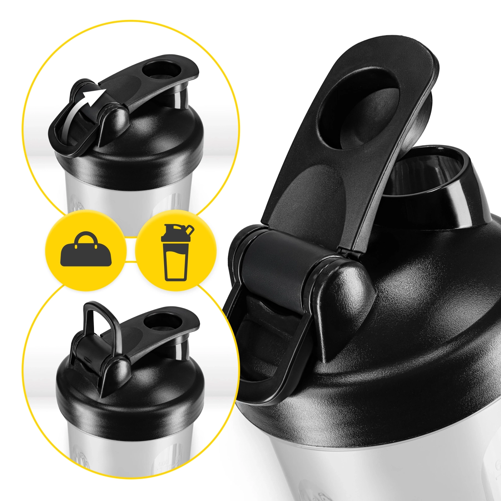 Šejkr PRO se sítkem 650 ml 