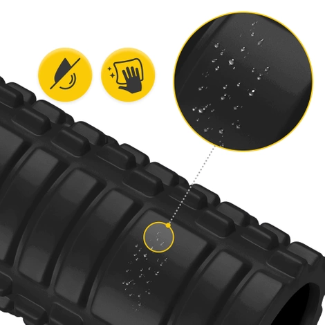 Masážní válec s výstupky EVA 45 cm černý