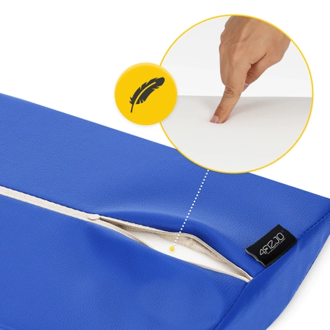 Rehabilitační masážní půlválec modrý