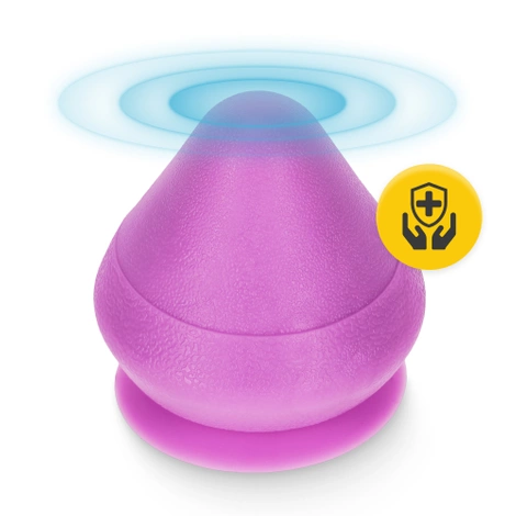 Masážní kužel na zeď fialový