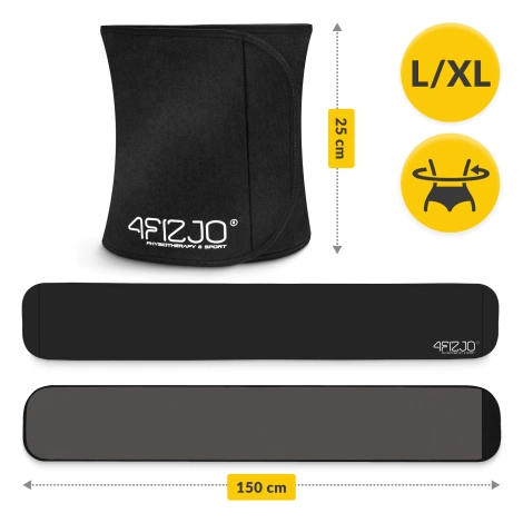 Neoprenový pás na hubnutí s kapsou L/XL