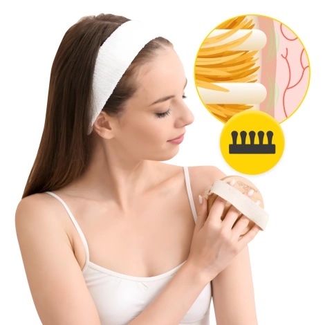 Masážní kartáč na sucho